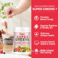 Polvo de energía orgánica Polvo Súper Greens Berry Powder